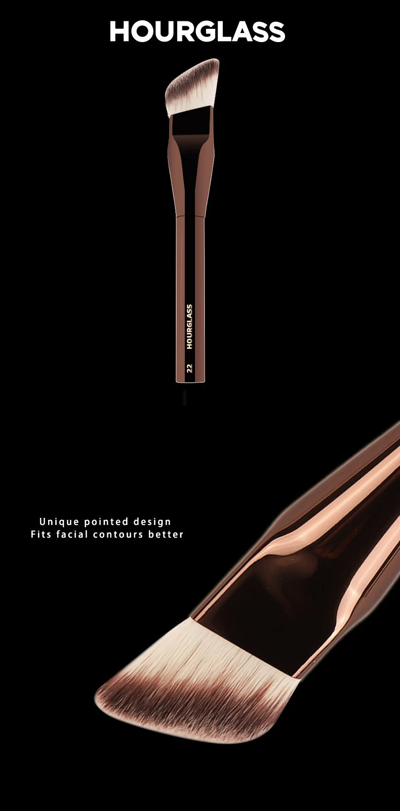 HOURGLASS Angled Liquid Foundation Brushes Tool-022
