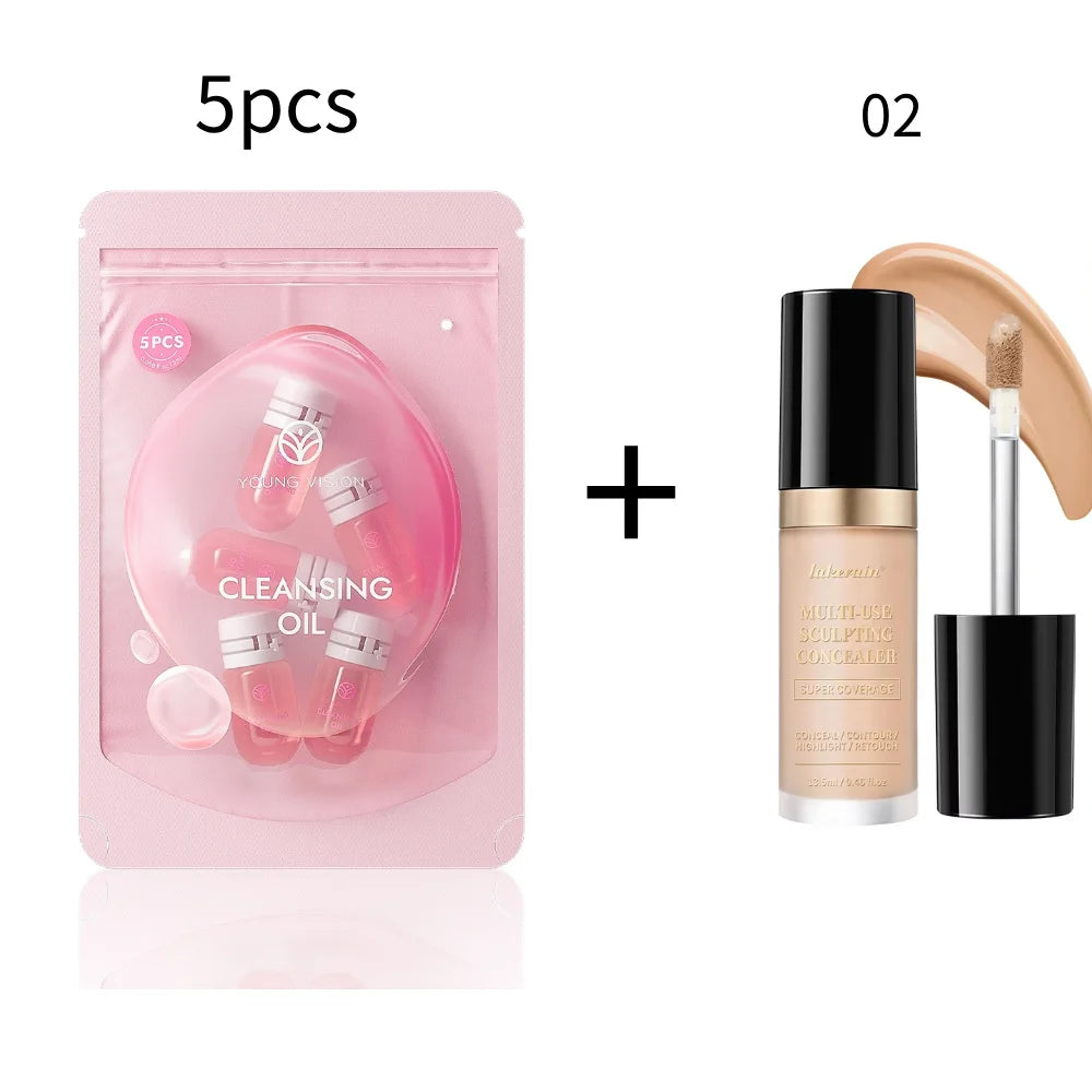 lakerain Concealer + Makeup Remover Oil Set